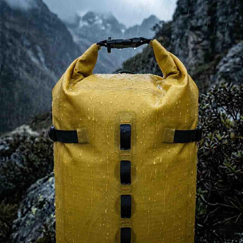 山の豪雨に見舞われましたか?ロールトップ バックパックが水の侵入を防ぐ仕組み